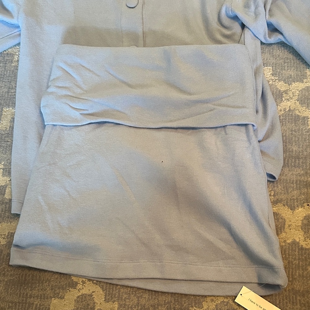 Reformation Light Blue Skirt Set - Picture 3 of 4